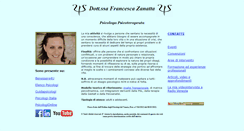 Desktop Screenshot of francescazanatta.it