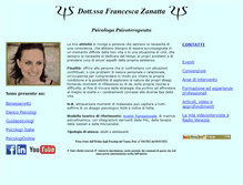 Tablet Screenshot of francescazanatta.it